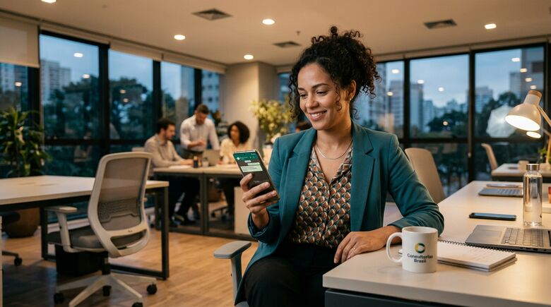 Cliente solicitando avaliação pelo WhatsApp